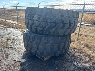 Quantity of (2) 26.5R25 Neumáticos - Fits Hitachi A35