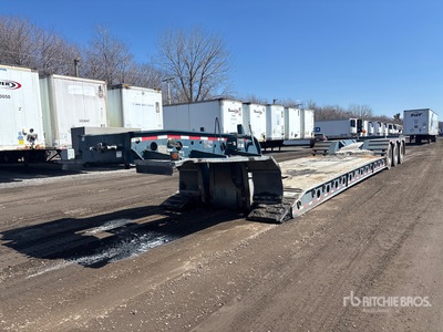 2011 Temisko Tri/A Double Drop Removable Gooseneck Lowboy Trailer