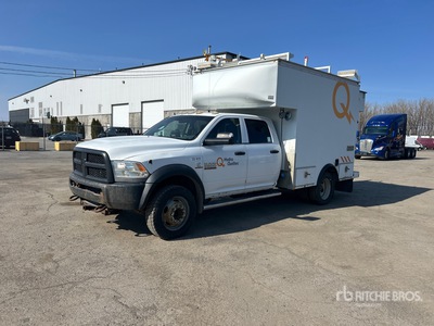 2014 Ram 5500 4x4 Crew Cab Utility Truck