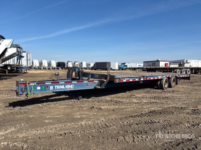 1996 Trail King TKT24 30 ft T/A Flatbed Trailer