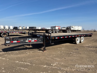 2011 PJ 22 ft T/A Flatbed Trailer