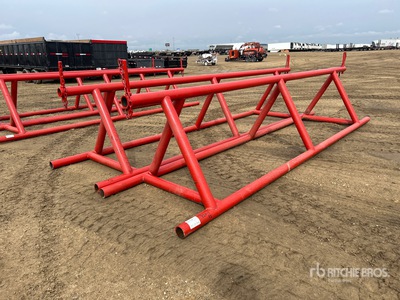 Quantity of (2) 15 ft x 36 in Pipe Racks