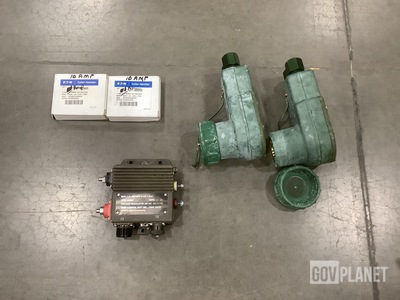 (11) Electrical Plug Connectors, (5) Circuit Breakers & Assorted Items