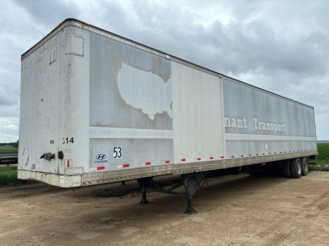 2004 Hyundai V12530152-AJS 53 ft x 102 in T/A Van Trailer