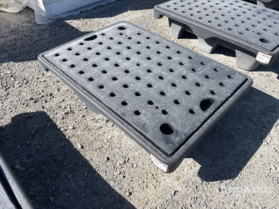 2026 AM Tank SPILL CONTAINMENT 2 DRUMS Portable Poly Skid mounted Spill containment 32 gal for 2 drums Tank (Unused)