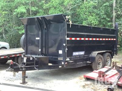 2023 Sure-Trac ST8214TLDD4-B-140 14 ft T/A Dump Utility Trailer