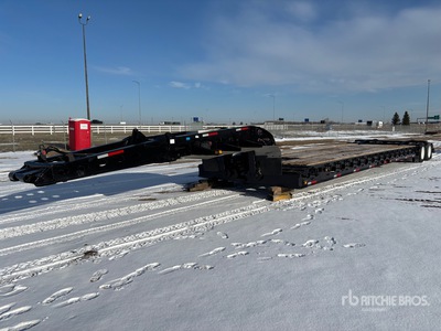 2009 Peerless 50 ton 16-Wheel Double Drop Removable Gooseneck Przyczepa niskopodwoziowa