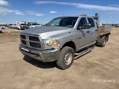 2012 Ram 3500 4x4 Crew Cab Camión Caja Abierta