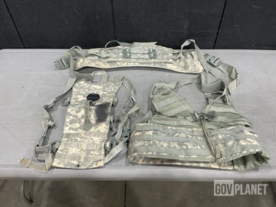 (103) Hydration System Carriers, (60) Molded Waist Belts & Assorted Items