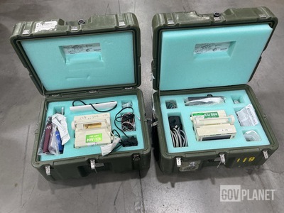 (2) Welch Allyn ProPaq Encore Vital Signs Monitor w/Storage Cases