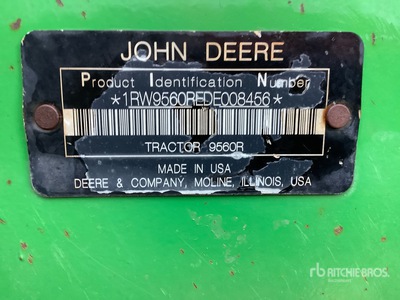 2013 John Deere 9560R Articulated 4WD Tractor