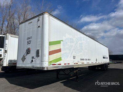 1999 Manac 53 ft x 102 in T/A Van Trailer