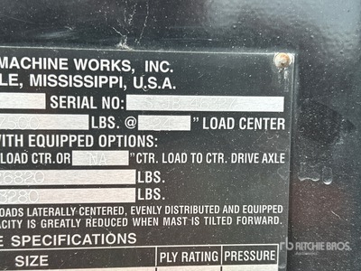 2021 Taylor X175 17500 lb Cushion Tire Forklift