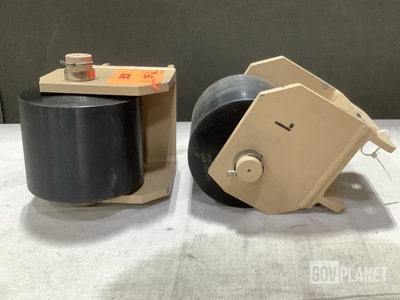 (4) Buffers 3701-7617 Solid Wheel Assemblies