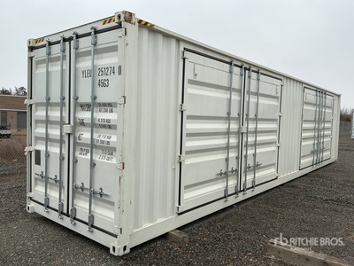 2025 40 ft High Cube Multi-Door Storage Container