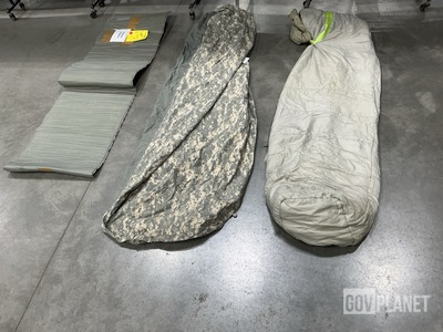 (8) Sleeping Bags, (11) Self-Inflating Sleeping Mats & Assorted Items
