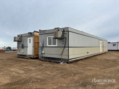 Quantity of (2) 2007 Sentag 60 ft x 12 ft Skid-Mounted Bureau mobile