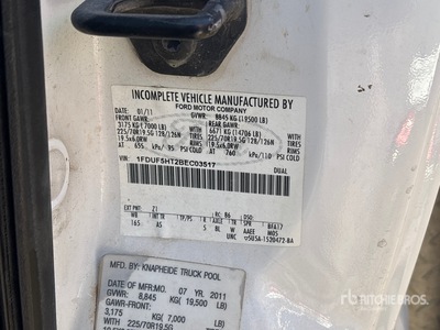 2011 Ford F-550 XL 4x4 Service Truck