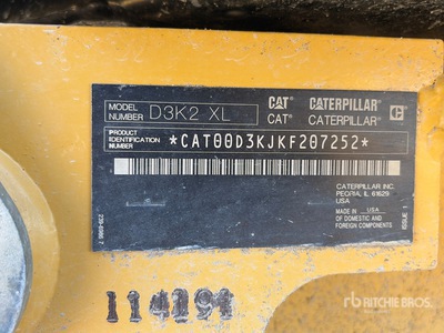 2019 Cat D3K2 LT Crawler Dozer