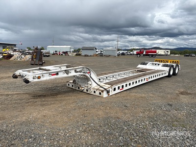 1981 Siebert T/A Removable Gooseneck Lowboy Trailer