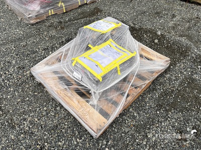 Quantity of (40) Yellow, Medium Safety Toe Covers