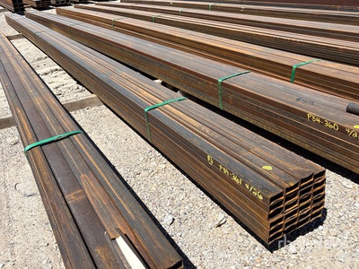 Quantity of (24) 2025 Kit Containers 1 in x 2 in x 24 ft Rectangle Tubing