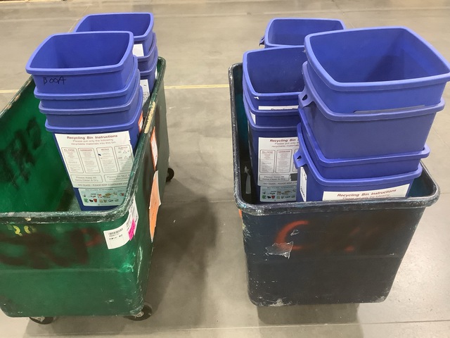 (19) Assorted Recycling Bins