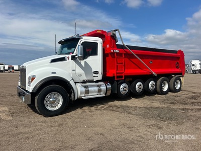 2024 Kenworth T880 12x4 Camion-benne à cinq essieux