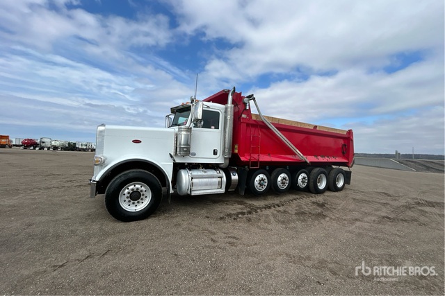 2021 Peterbilt 389 12x4 Simple 16 Five Axle Dump Truck
