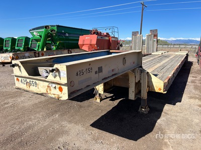 1973 BIR 40 ft Tri/A フラットベッドトレーラー