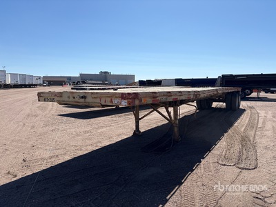 1972 AMC 44 ft T/A フラットベッドトレーラー