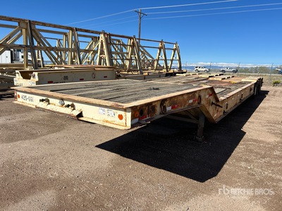 1979 Teton Tri/A Single Drop 低床トレーラー