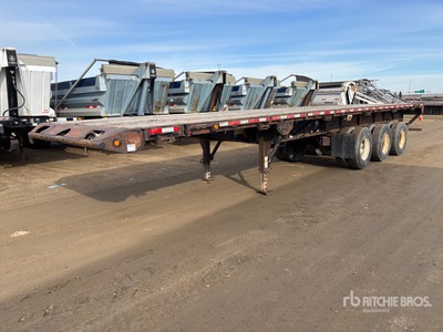 2007 Lode King 40 ft Tri/A Flatbed Oilfield Trailer