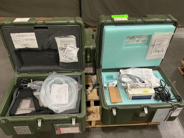 (3) Portable Ventilators & (1) Patient Monitor