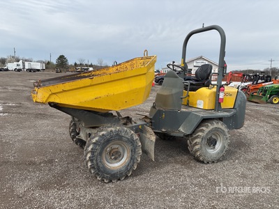 2016 Wacker Neuson 3001 3 ton 4x4 Swivel Dumper