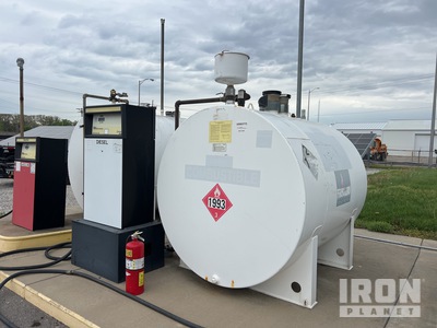 Fire Guard 1000 gal Skid Mounted Steel Diesel Fuel Tank