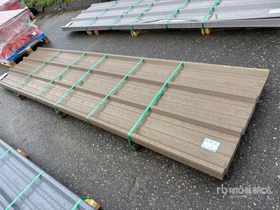 Quantity of (50) 2025 Kit Containers Steel R Panel 12 ft