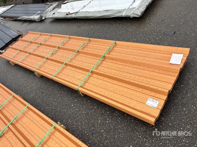 Quantity of (50) 2025 Kit Containers Steel R Panel 12 ft