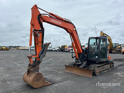 2017 Hitachi ZX85USB-5 Excavadora de Cadenas