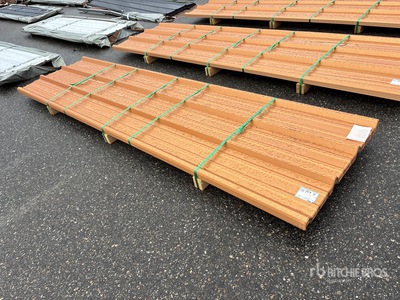 Quantity of (50) 2025 Kit Containers Steel R Panel 12 ft