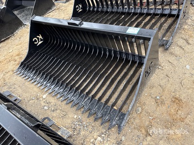 2025 Kit Containers QT-SB-H72-F 72 in Skeleton Skid Steer Bucket (Unused)