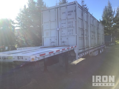 2016 Reitnouer FB53x102 50000 lb 53 ft T/A مقطورة سطح السفينة