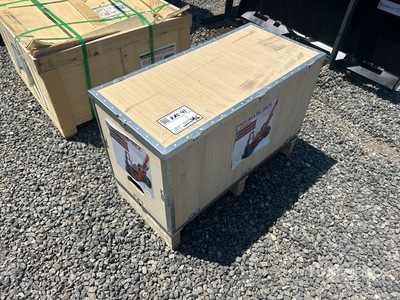 2026 STARVOX JB80T-2 80 ton Pneumatic/Hydraulic Floor Jack (Unused)