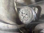 Engine with A/C Compressor
