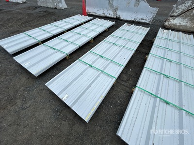 Quantity of 2025 Kit Containers 12 ft Galvalume Steel Roofing Sheets Materiale edile