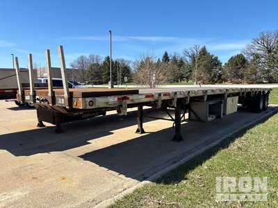 2011 Doonan 4720BBLTT1SZ 80000 lb 47 ft T/A Flatbed Trailer