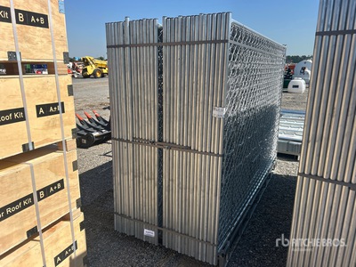 Quantity of (32) 2026 SUNTOP S0610-32 10 ft x 6 ft Chain Link Temporary Site Fence (Unused)