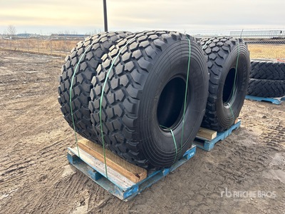 Quantity of (4) Michelin ARFF XZL 24R-21 24R21 Fire Truck Équipements pour pneus