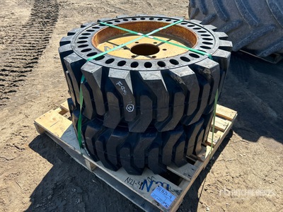 Quantity of (2) Cat 12-16.5 Skid Steer Tires (Unused) - Fits Cat 252D