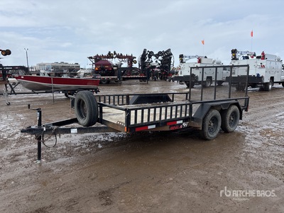 2022 Double A EUT77-14 T/A Utility Trailer